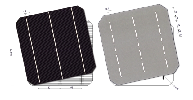 3BB Mono Solar Cell 19.5-201.%